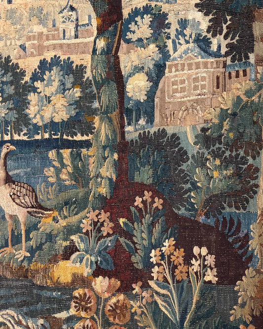 I7th Century Aubusson Verdure Tapestry