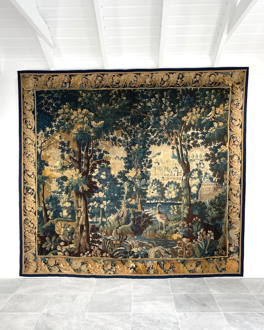 I7th Century Aubusson Verdure Tapestry