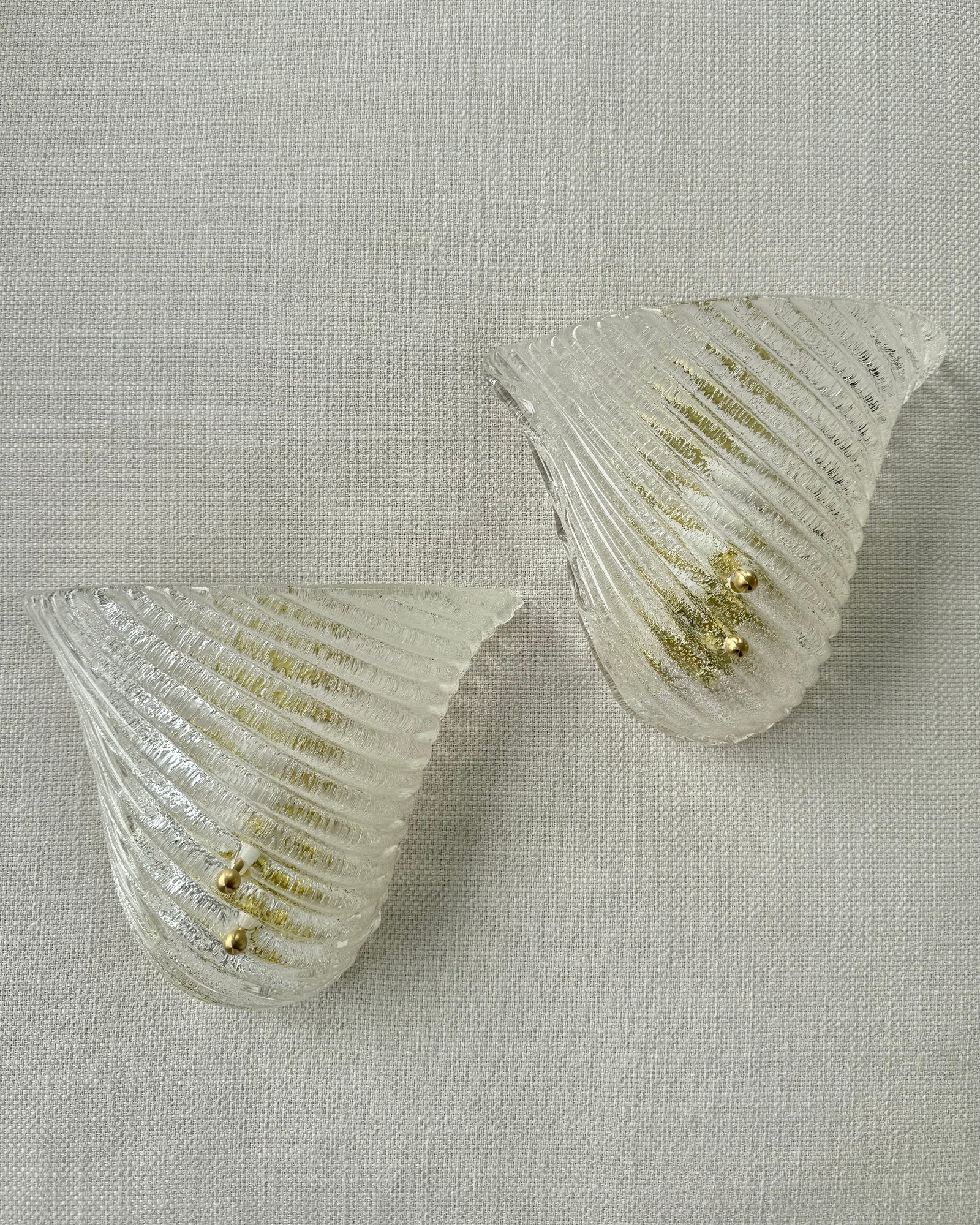 Murano Fan Wall Lights (Pair)