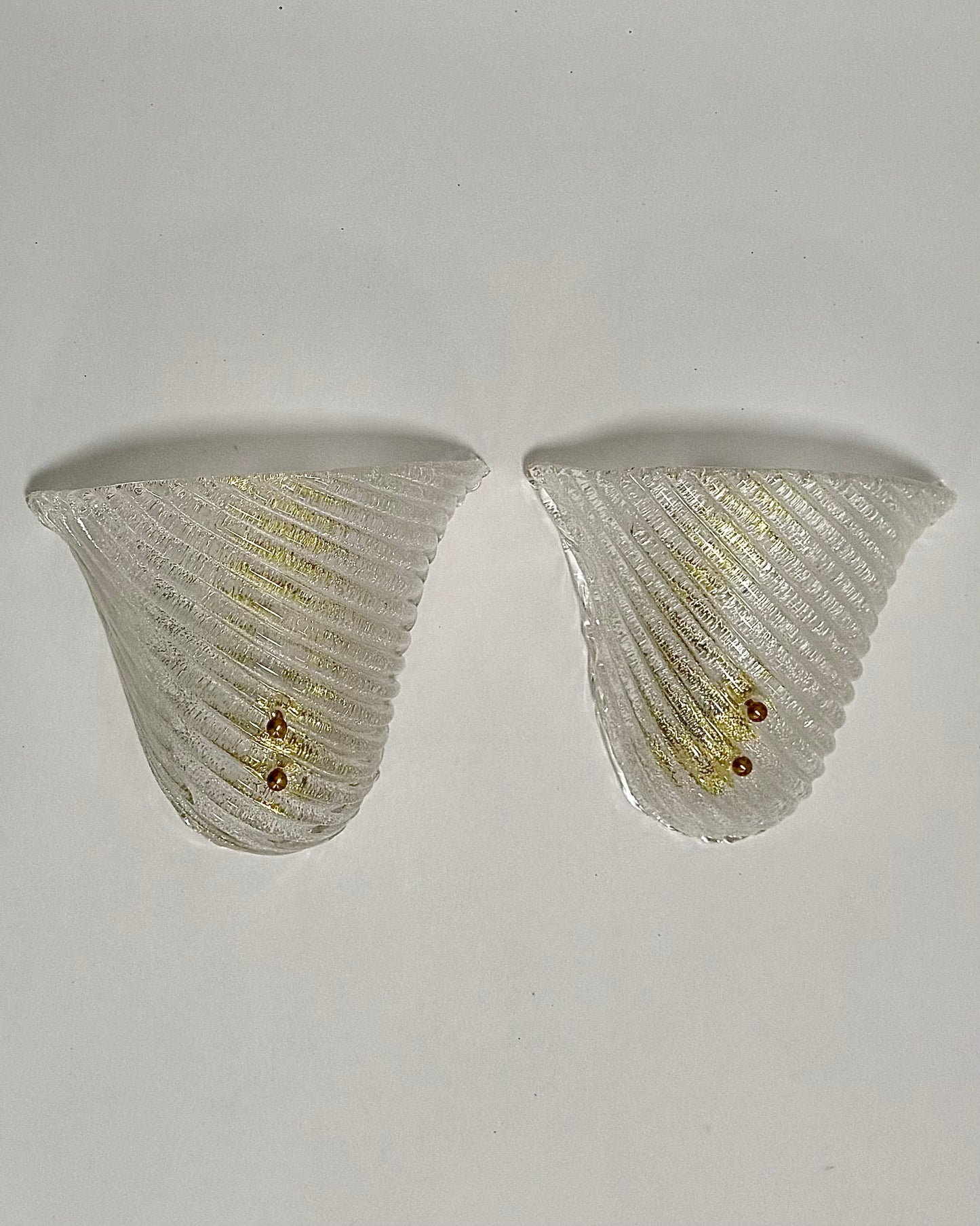 Murano Fan Wall Lights (Pair)