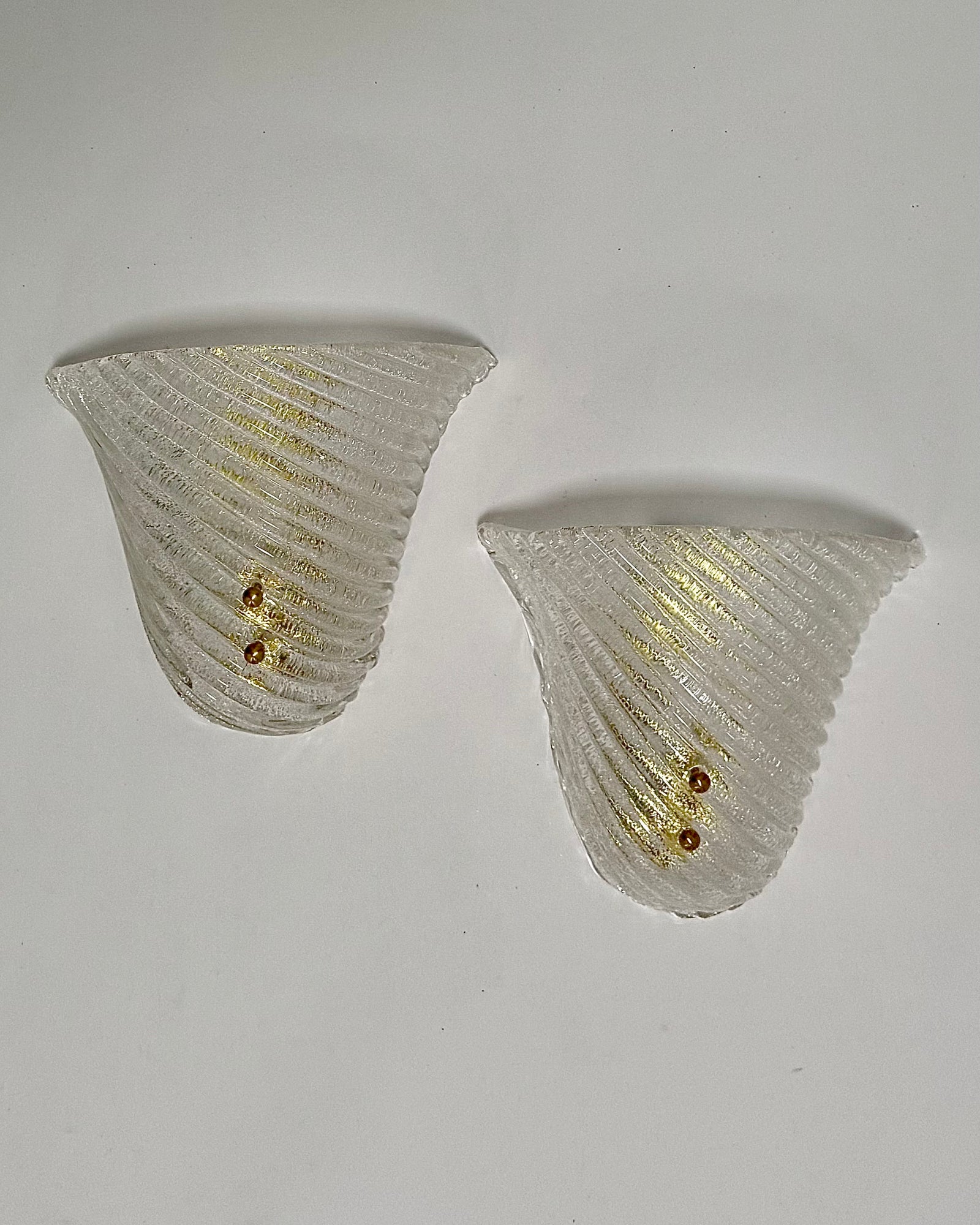 Murano Fan Wall Lights (Pair)