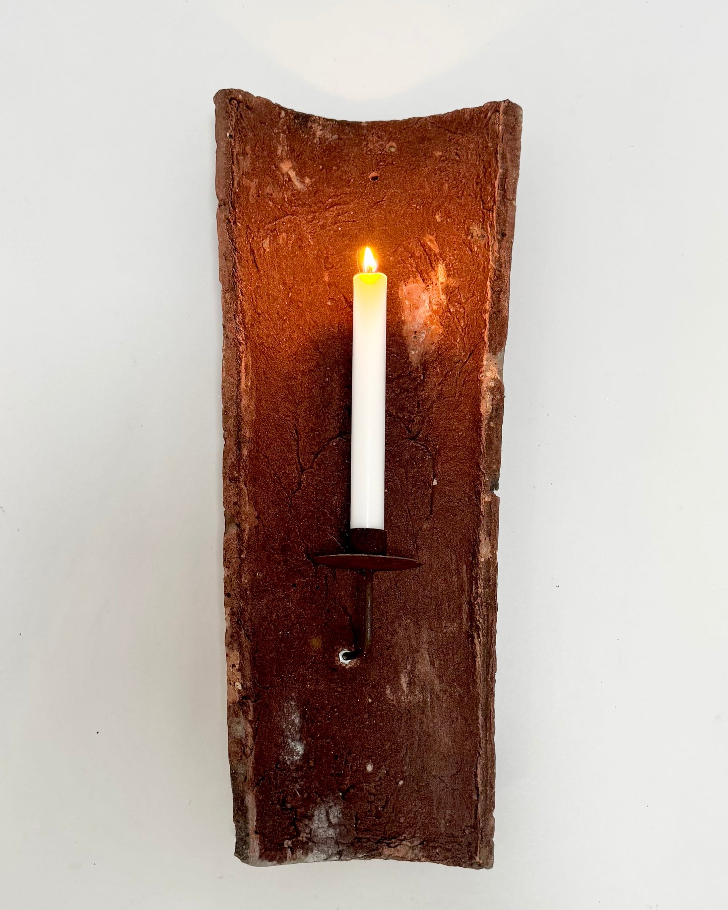 Terracotta Candle Scone (Pair)