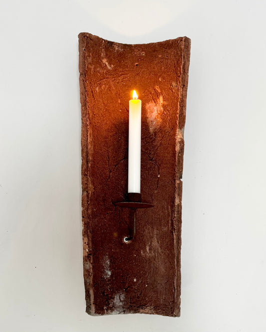 Terracotta Candle Scone (Pair)