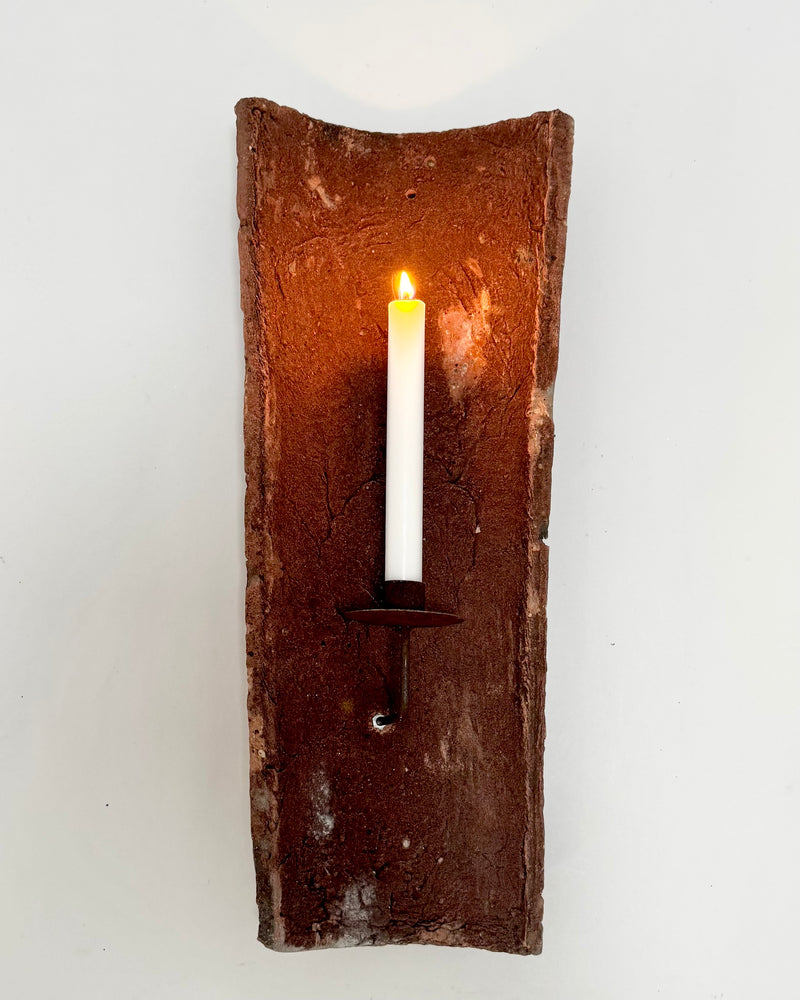 Terracotta Candle Scone (Pair)