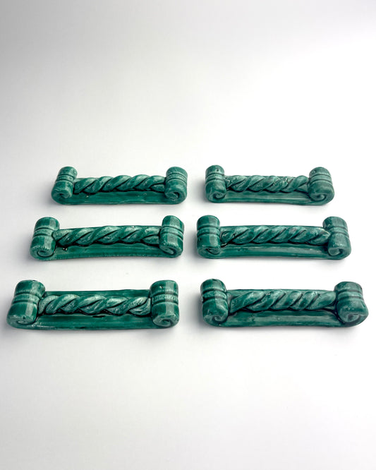 Mid Century Ceramic Knife Rest (Set 6)