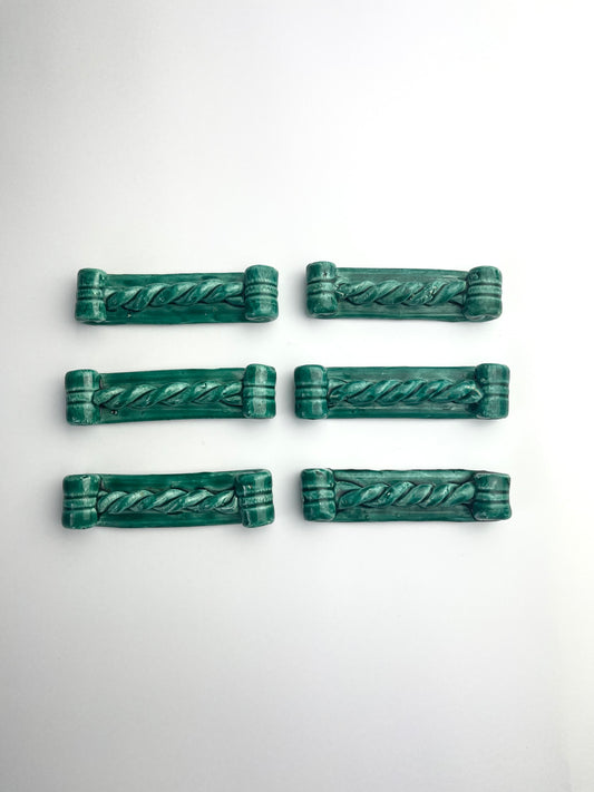 Mid Century Ceramic Knife Rest (Set 6)