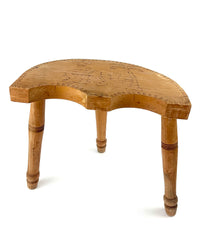 Large 1960s Three-legged Stool