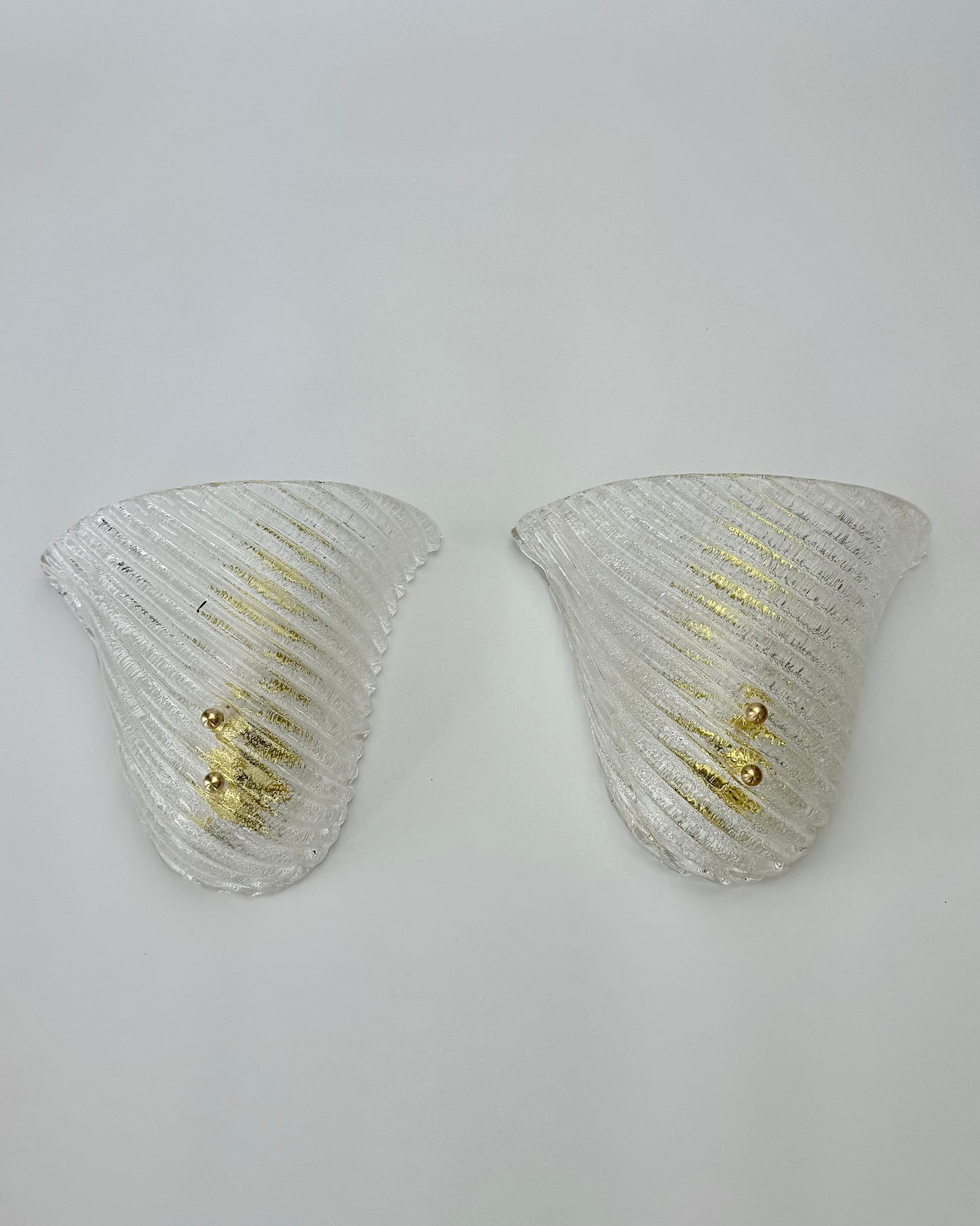 Murano Fan Wall Lights (Pair)