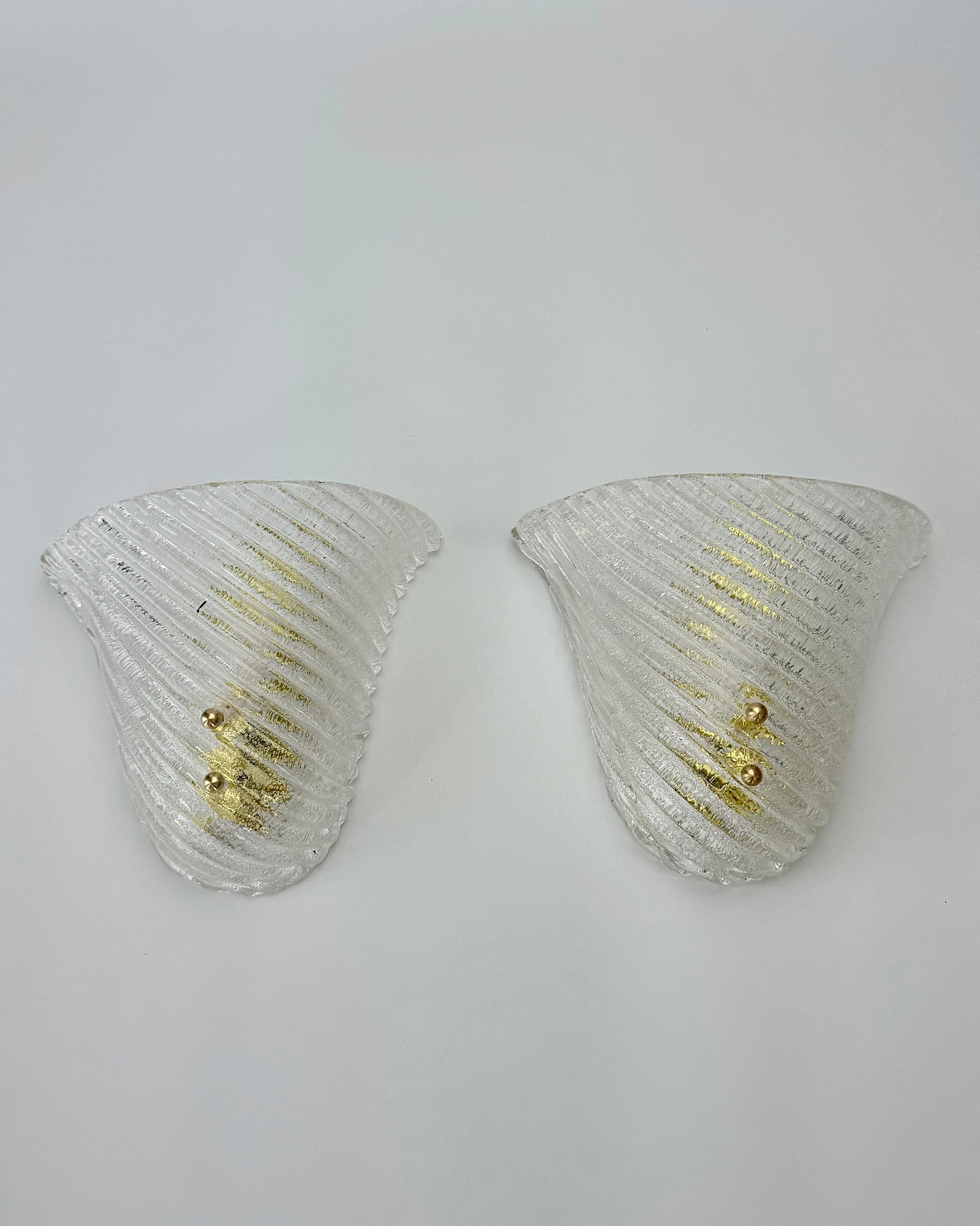 Murano Fan Wall Lights (Pair)