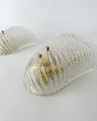 Murano Fan Wall Lights (Pair)