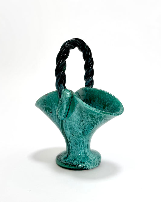 Vintage Vallauris Ceramic basket