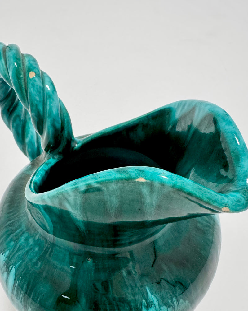 1950s Vintage Vallauris Ceramic Pitcher