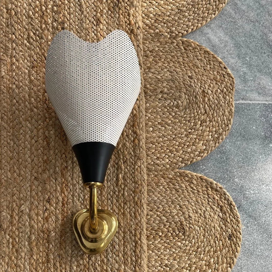 1950s Perforated Wall Light