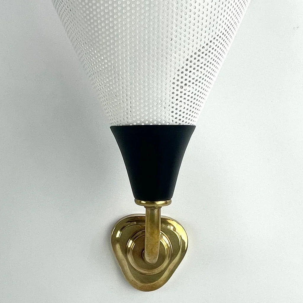 1950s Perforated Wall Light