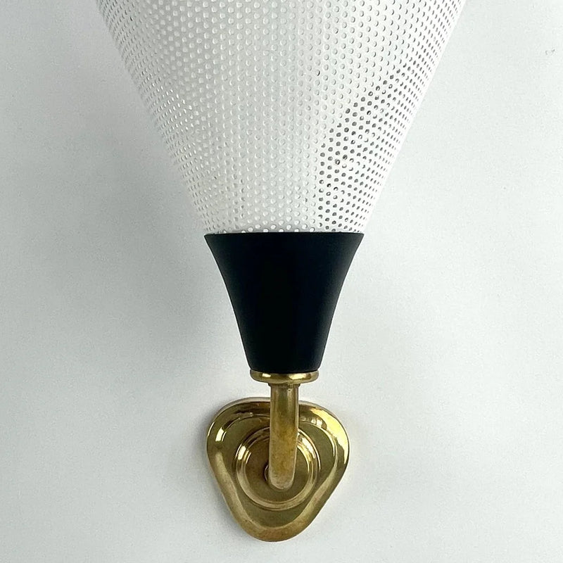 1950s Perforated Wall Light