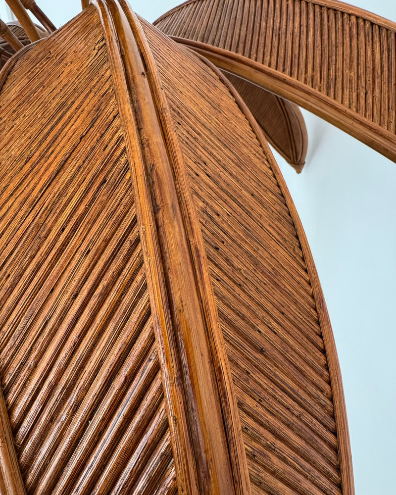 Rattan Palm Floor Lamp - One of a Kind