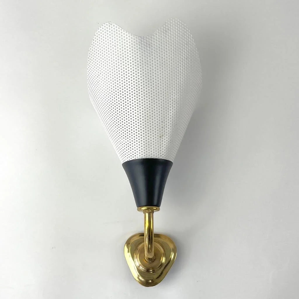1950s Perforated Wall Light