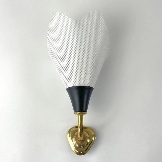 1950s Perforated Wall Light
