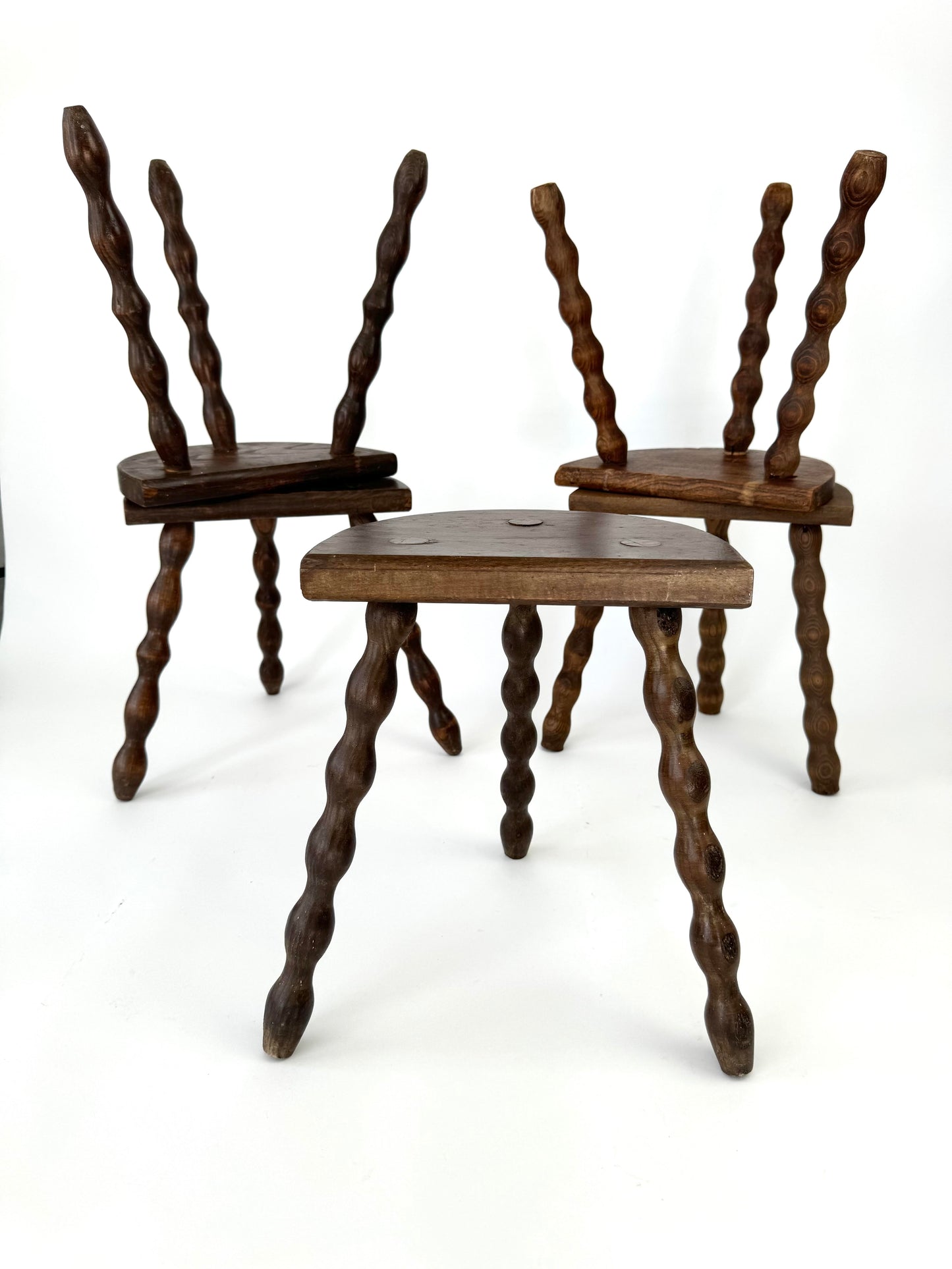 1930s French Bobbin Stool (ea)