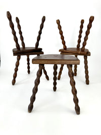 1930s French Bobbin Stool (ea)