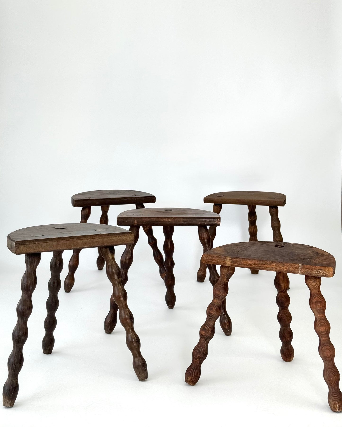 1930s French Bobbin Stool (ea)