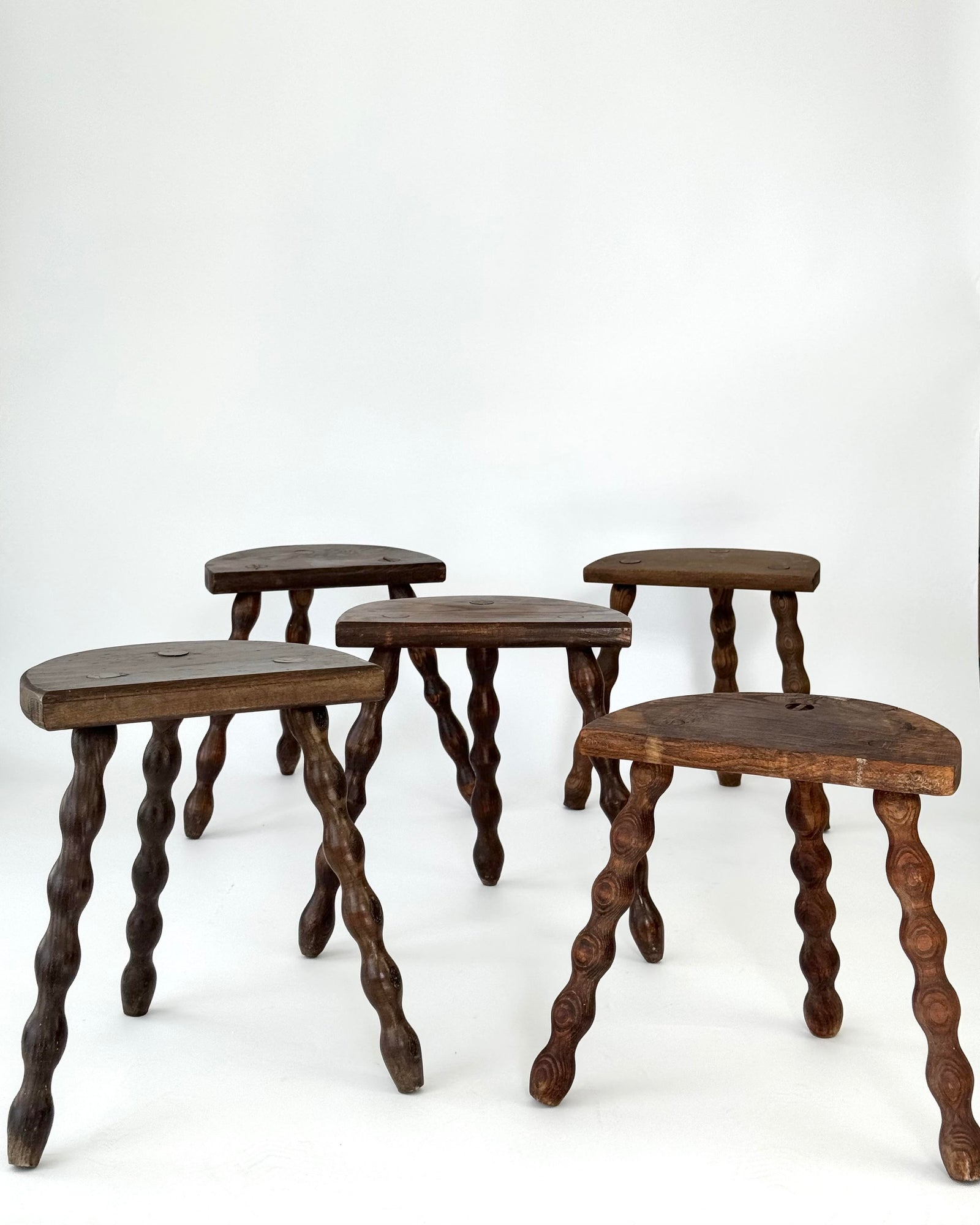 1930s French Bobbin Stool (ea)