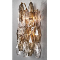 Poliedri Murano Wall Sconce