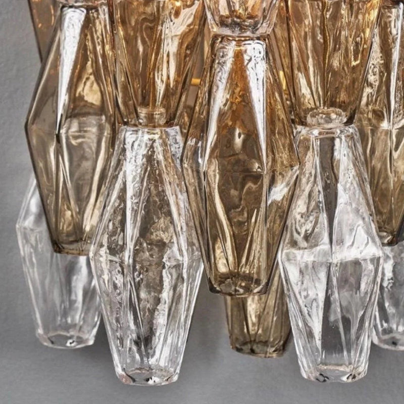 Poliedri Murano Wall Sconce