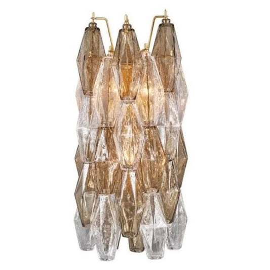 Poliedri Murano Wall Sconce