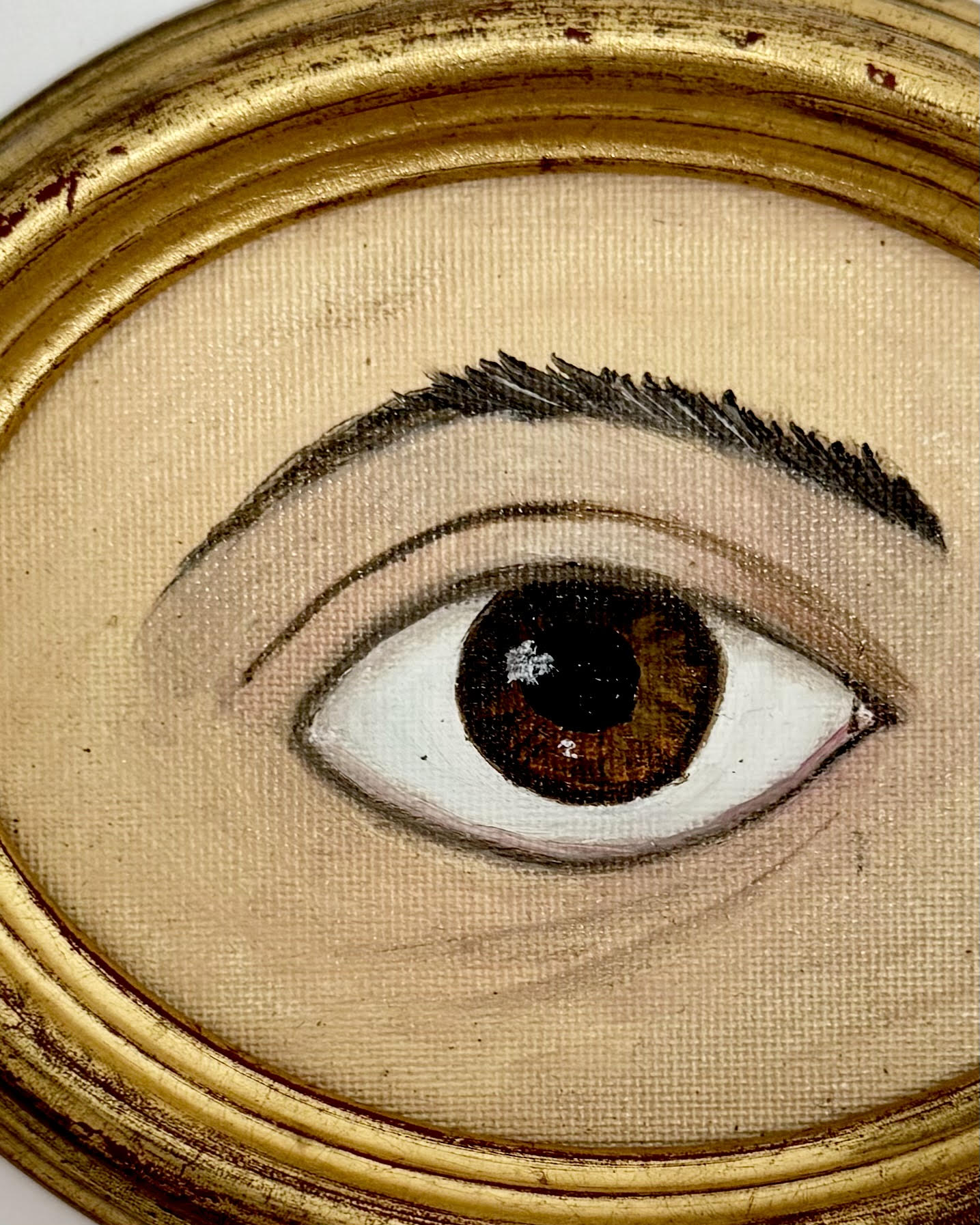 Lover's Eye Oil Painting Print