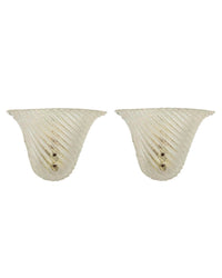 Murano Fan Wall Lights (Pair)